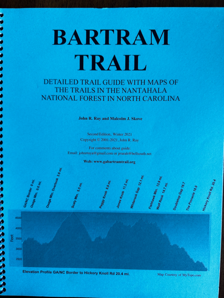 North Carolina Bartram Trail Guide
