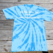 BRBTC America's First Hippy Tie-dye T-Shirt (back)