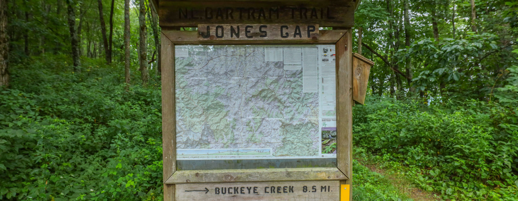 Jones Gap Trail Head Kiosk
