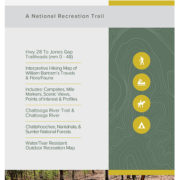 2022 Hiking Map of Georgia’s Bartram Trail