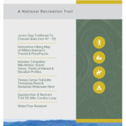 2022 Hiking Map of North Carolina's Bartram Trail Cover