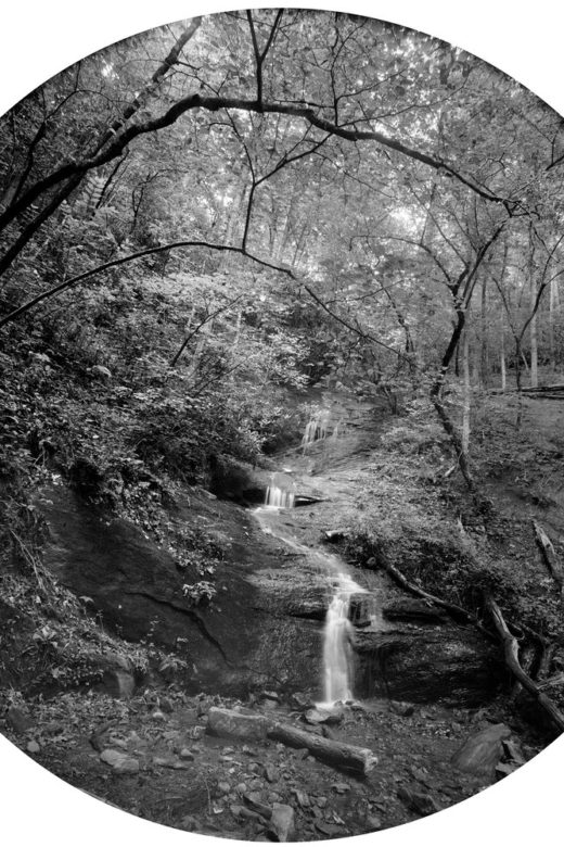 Bartram Trail Photo of cascading water in black and white by Susan Patrice