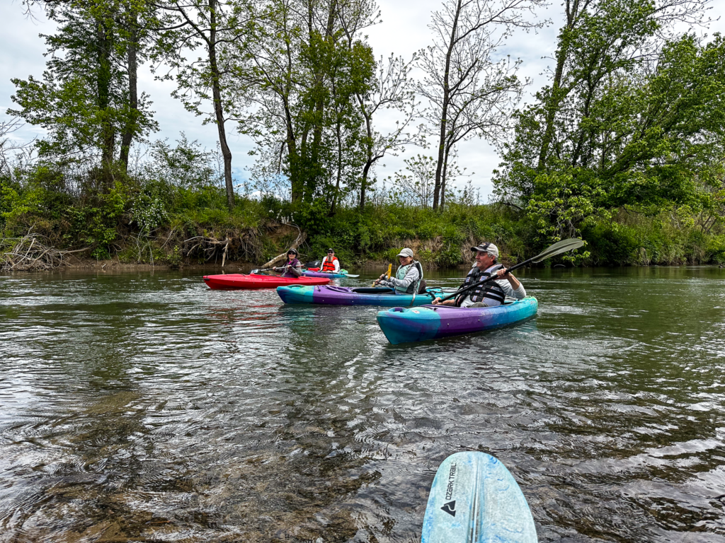 Kayaking on the Little Tennessee River with Alarka Expeditions
