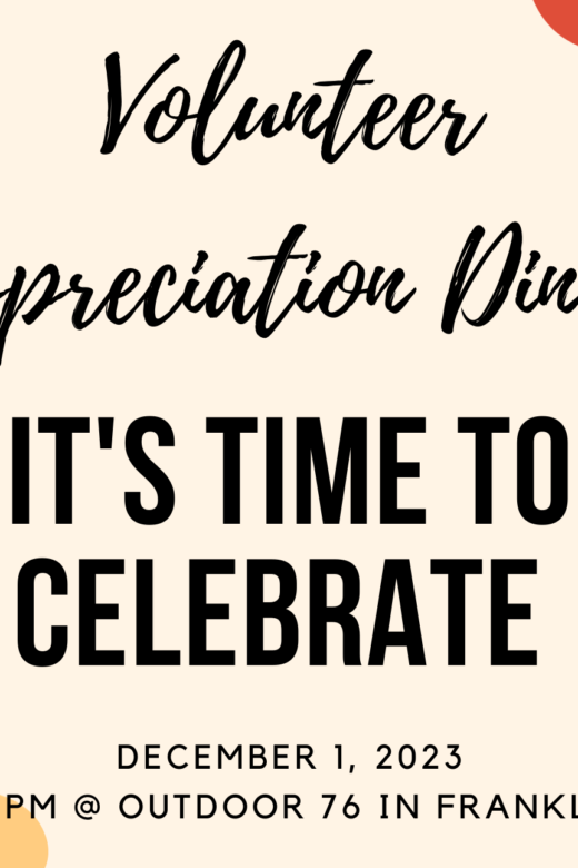 Volunteer Appreciation Dinner